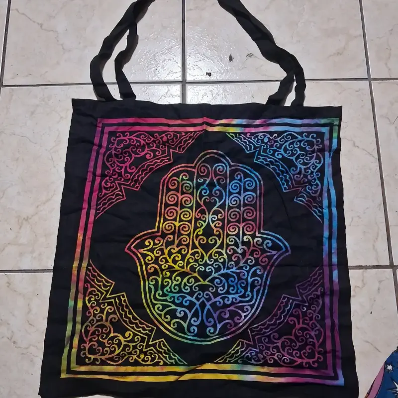 Bolsas de tela estampadas con diseño artístico - 2
