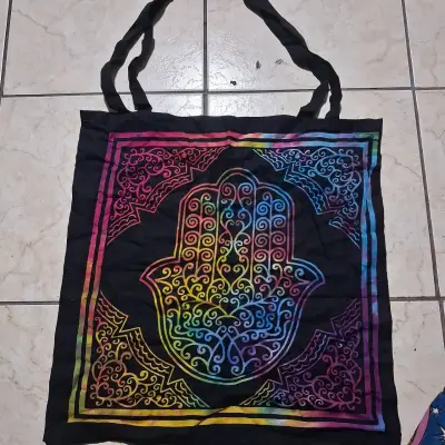 Bolsas de tela estampadas con diseño artístico - miniatura 2