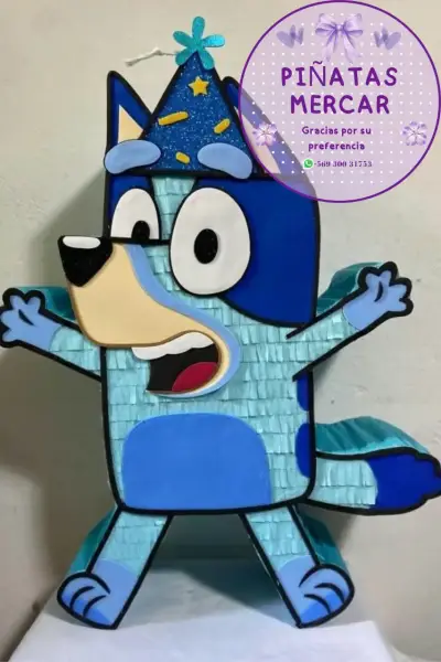 Piñata de personaje animado con diseño colorido - miniatura 6