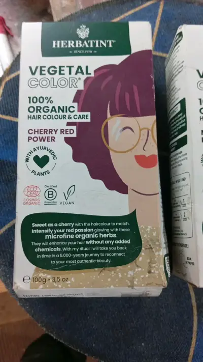 Tinte de Cabello Orgánico Herbatint Cherry Red - miniatura 1
