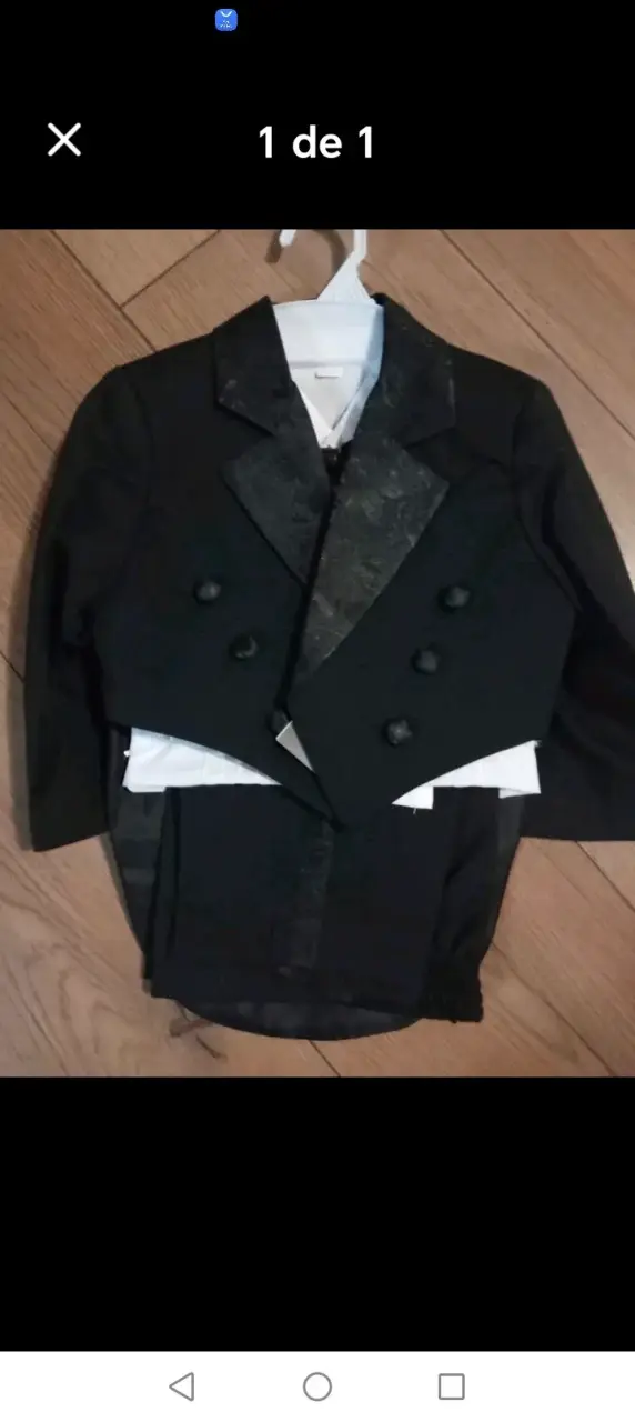 Traje de etiqueta para niño color negro
