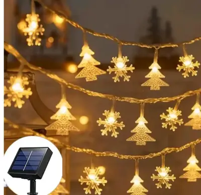 Luces LED solares navideñas - miniatura 1
