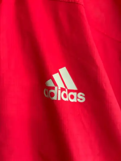 Chaqueta Impermeable Roja Adidas ClimaProof - miniatura 3