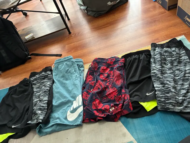 Lote de shorts deportivos Nike y estampados