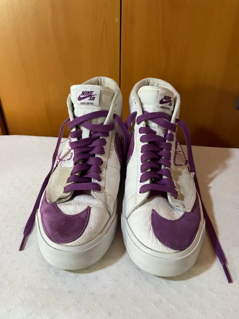 Zapatillas Nike SB Dunk Low Pro Blancas y Moradas