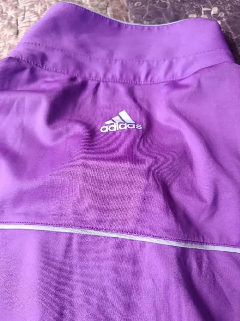 Polera Polo Morada Adidas Puremotion Talla L - 3