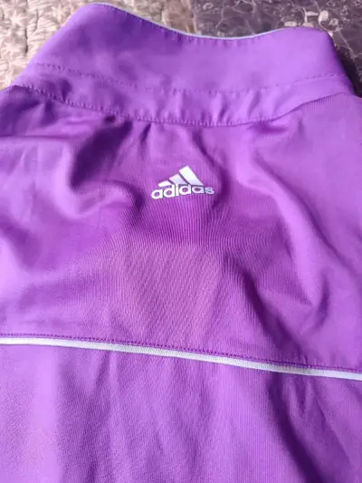 Polera Polo Morada Adidas Puremotion Talla L - miniatura 3
