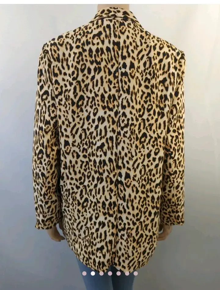 Blazer animal print Basement talla XL - 2