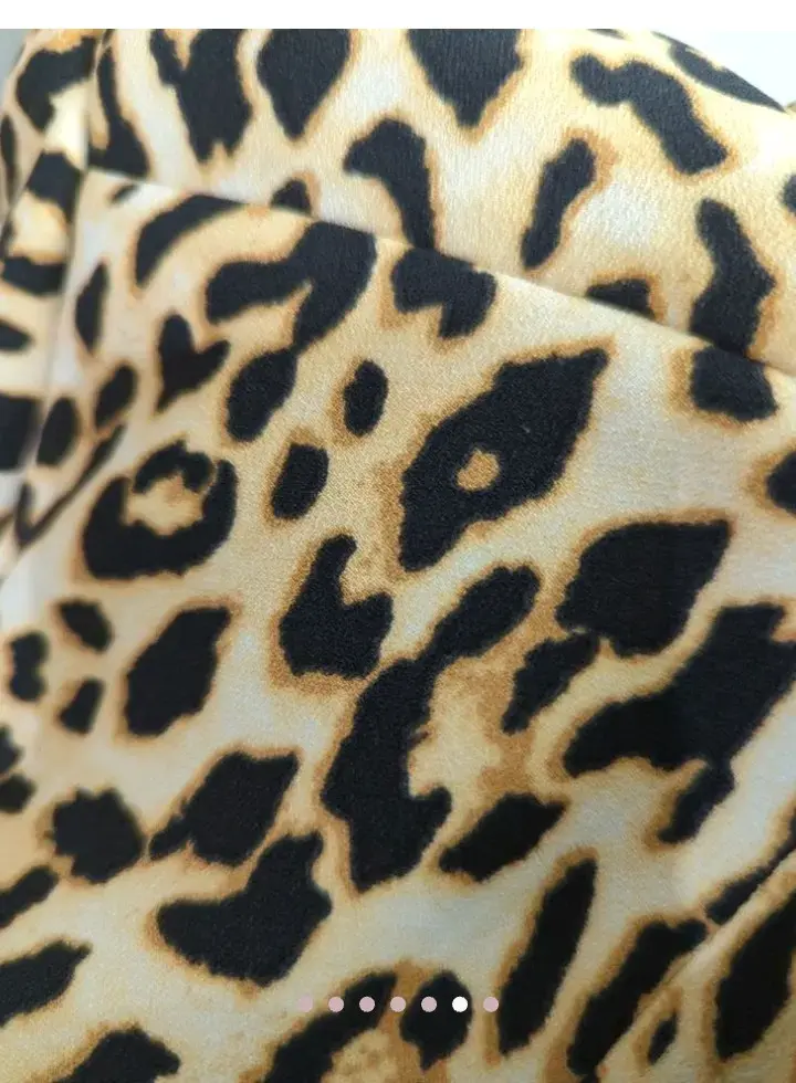 Blazer animal print Basement talla XL - 4
