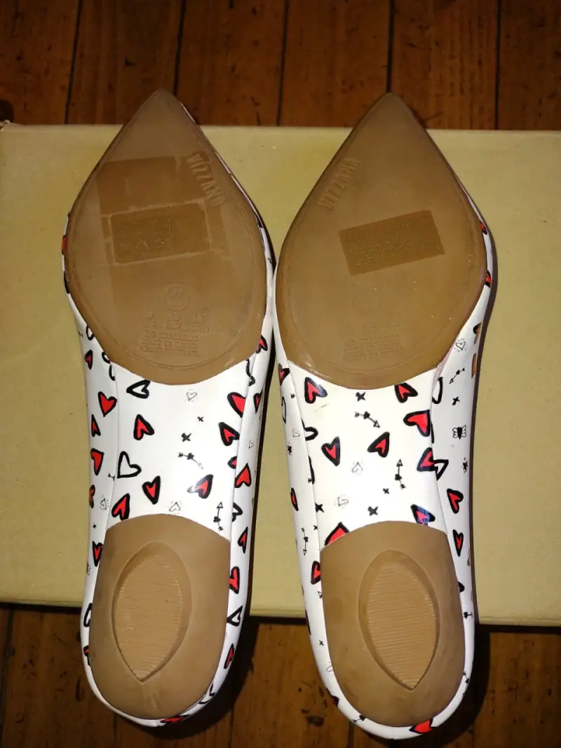 Zapatos planos Vizzano con diseño de corazones - 2