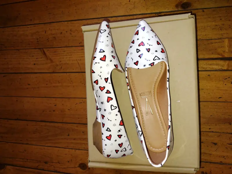 Zapatos planos Vizzano con diseño de corazones - 3