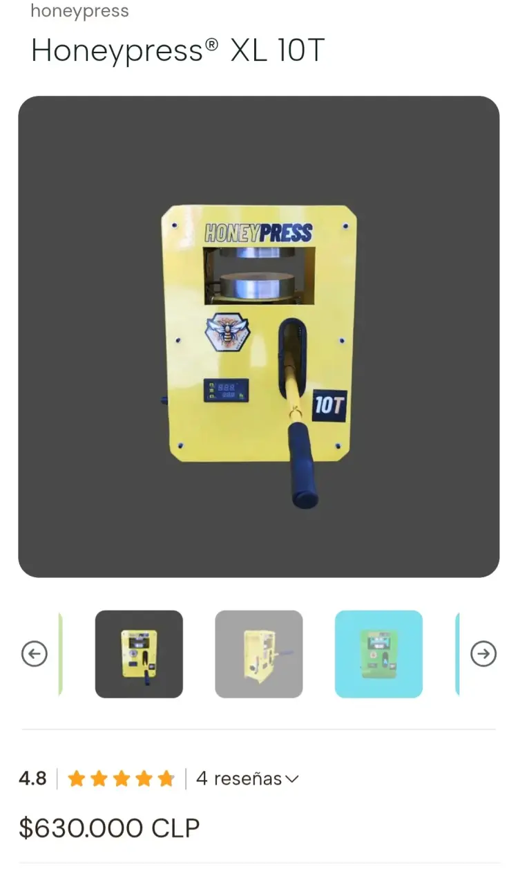 Prensa Hidráulica Honeypress XL 10T