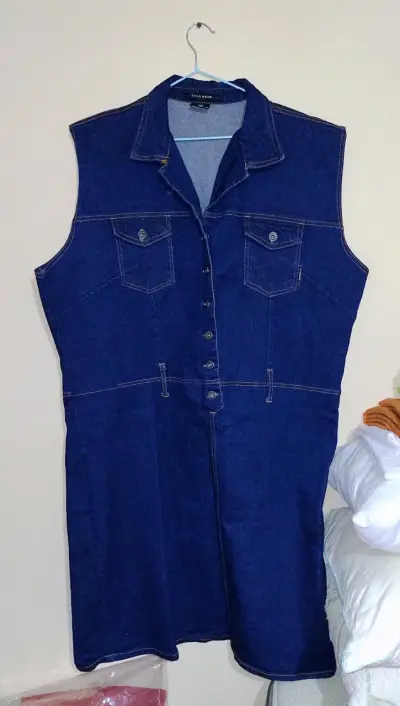 Vestido de mezclilla sin mangas Star Wear - miniatura 2