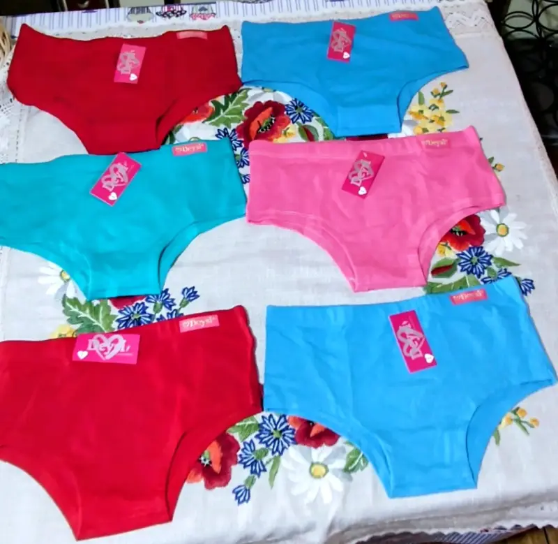 Pack de calzones de algodón para mujer en varios colores
