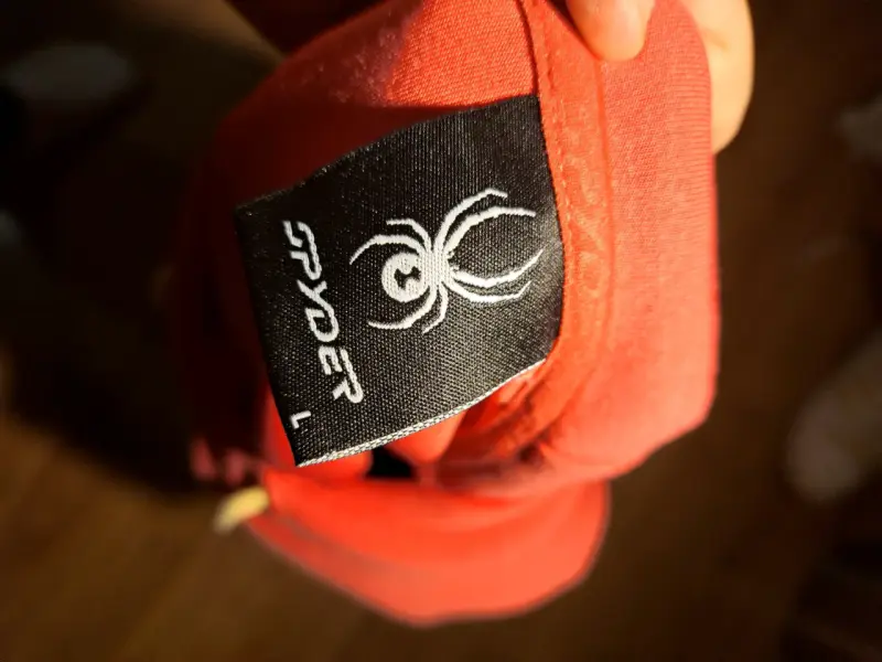 Polerón con capucha rojo Spyder para hombre - 2