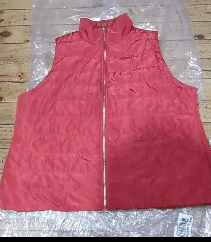 Chaleco sin mangas rojo Michael Kors talla 2X