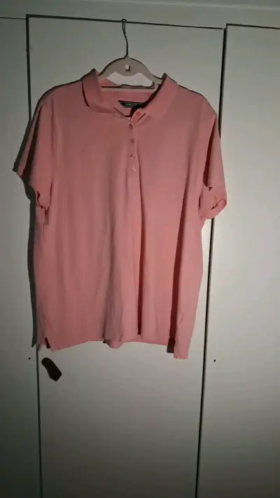 Polera Polo Rosa Lands' End Talla XL - miniatura 1