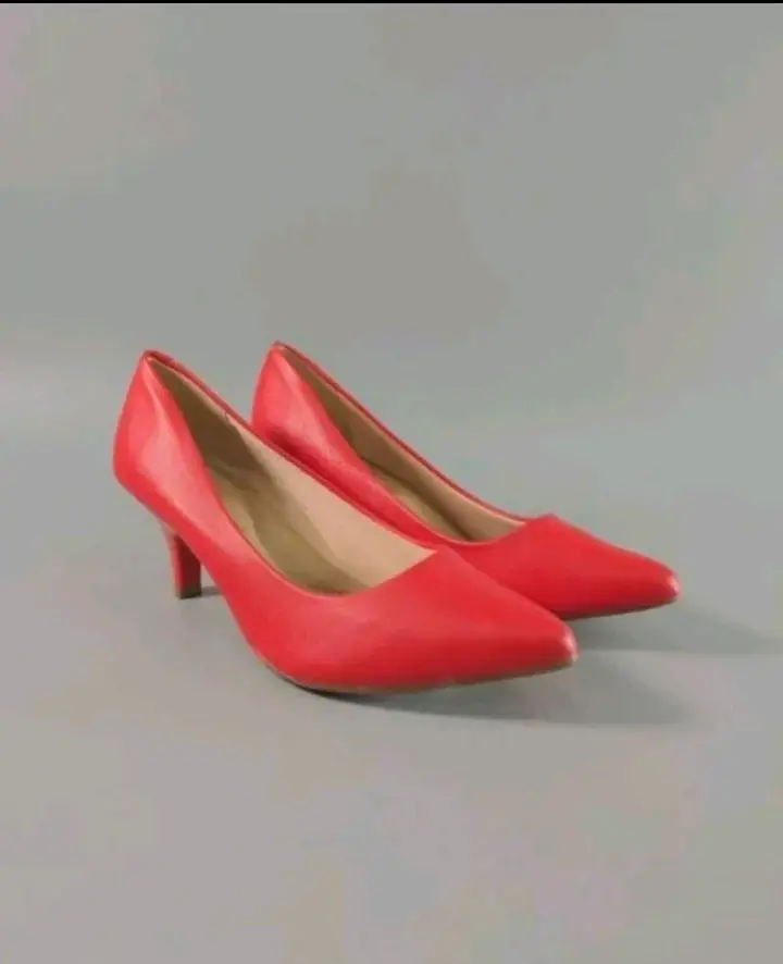 Zapatos de tacón rojo para mujer talla 38