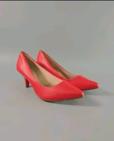 Zapatos de tacón rojo para mujer talla 38 - miniatura 1