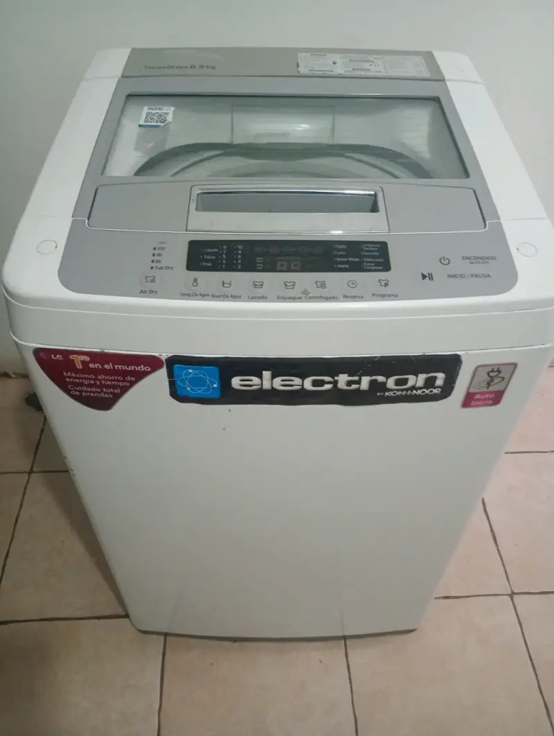 Lavadora LG 8.5 kg TurboDrum
