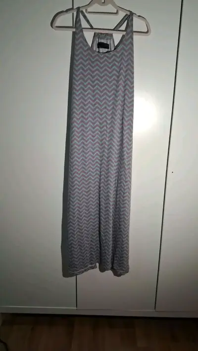 Vestido largo estampado zigzag Vans - miniatura 2