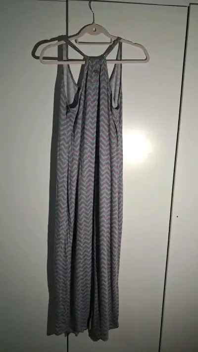 Vestido largo estampado zigzag Vans - miniatura 4