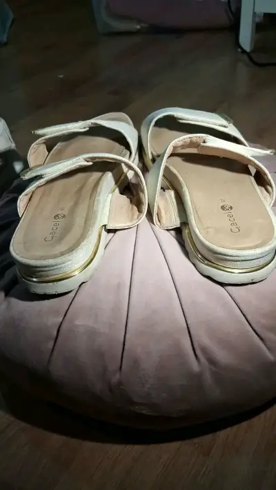 Sandalias planas beige marca Gacel - miniatura 3