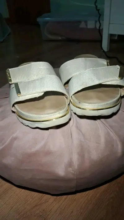 Sandalias planas beige marca Gacel - miniatura 4