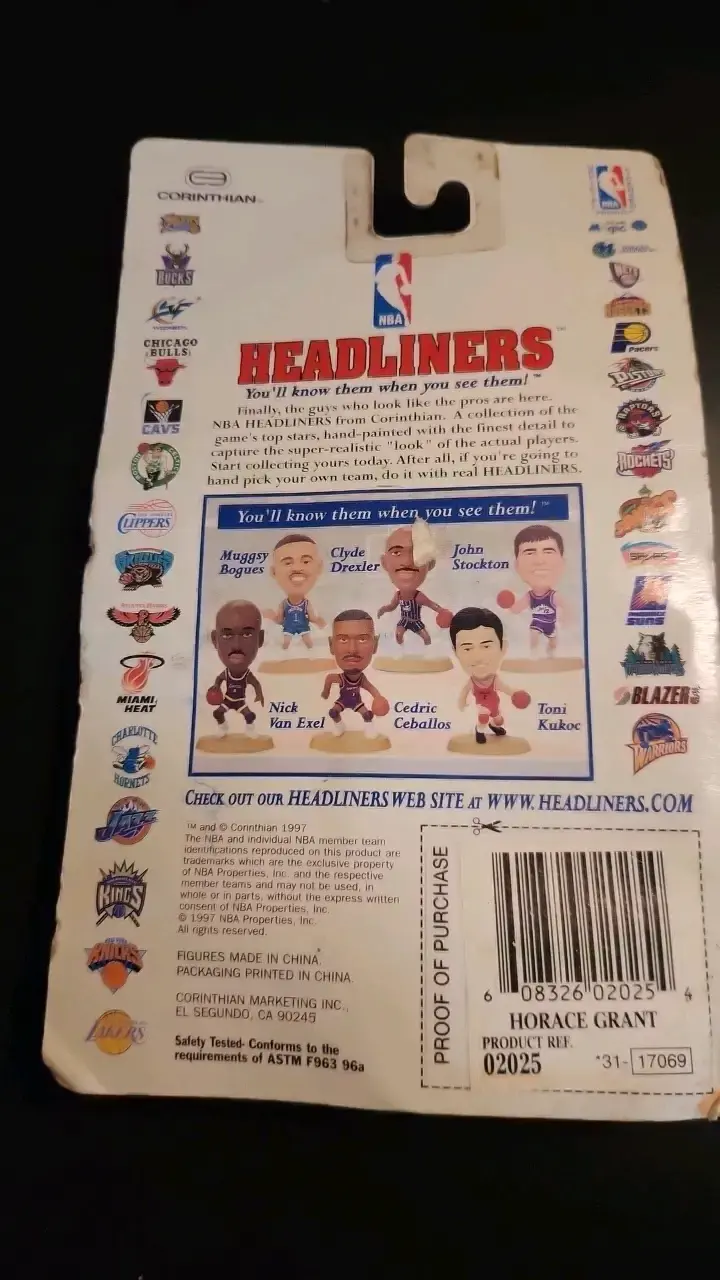 Figura NBA Headliners Horace Grant - 2