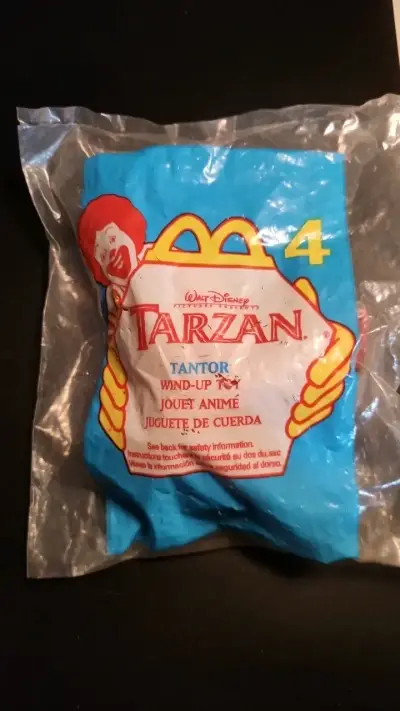 Juguete de cuerda Tantor Tarzán McDonald's 1999 - miniatura 1