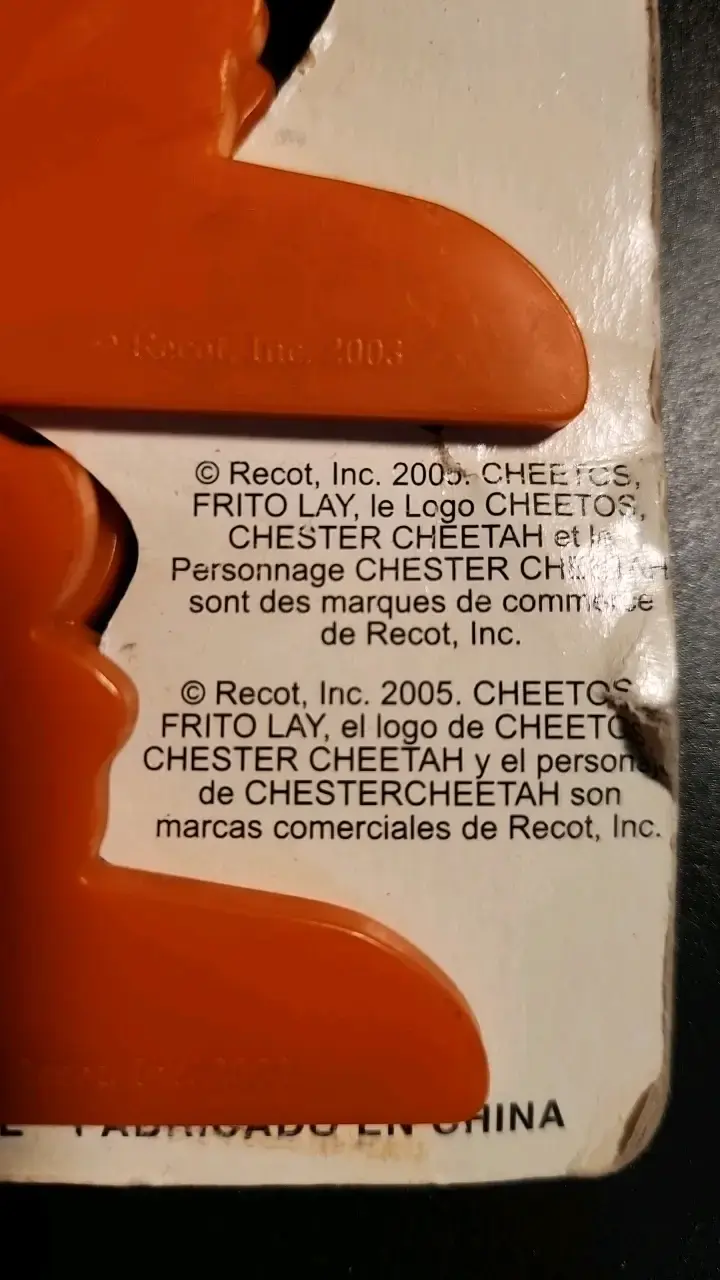 Clips para bolsas Cheetos Chester Cheetah - 3