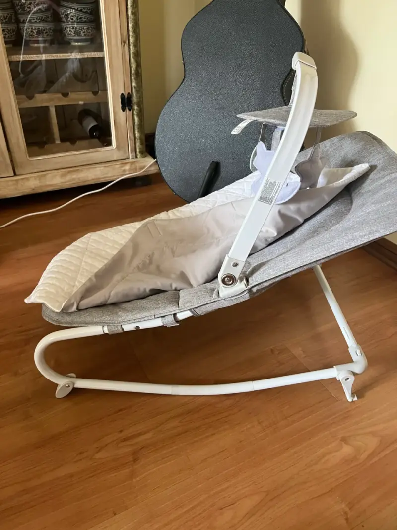 Mecedora Kinderkraft felio2 gris silla bebe - 4