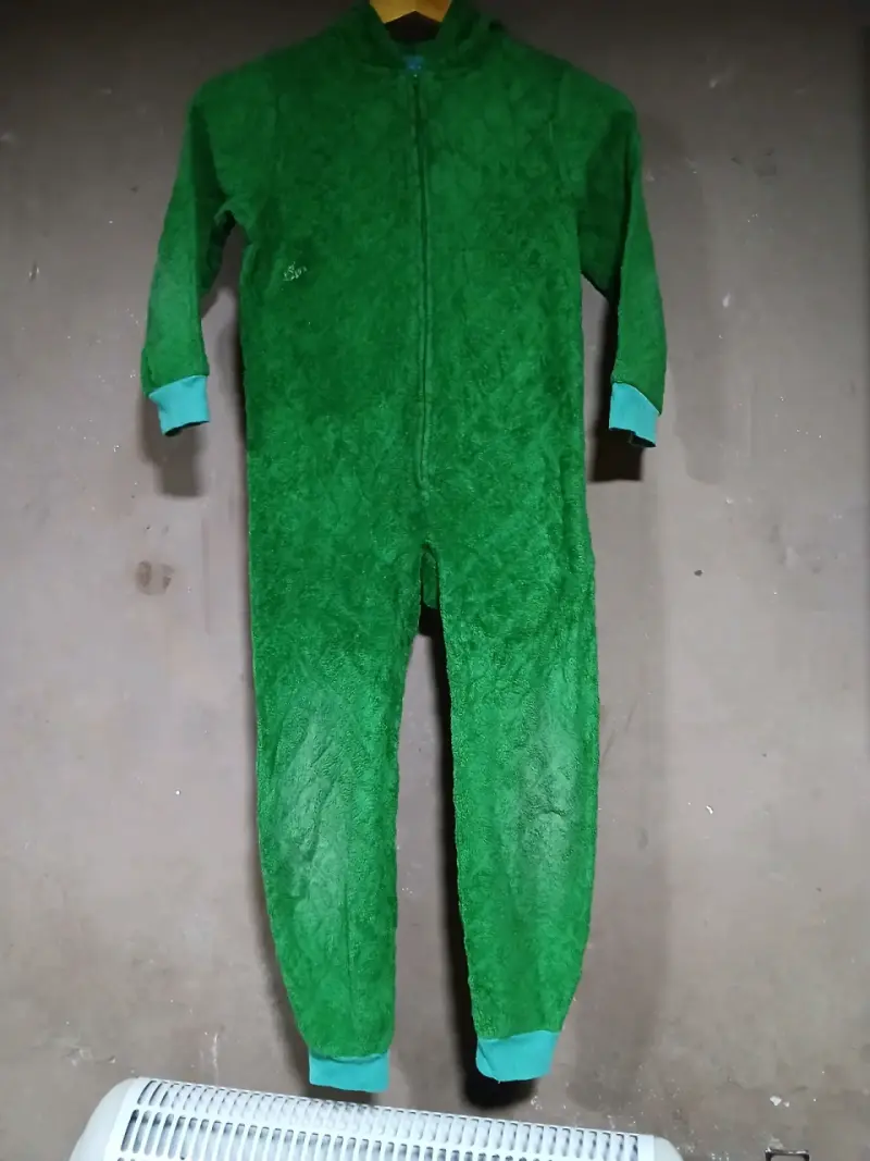 Pijama Entero Infantil Dinosaurio Verde talla 6