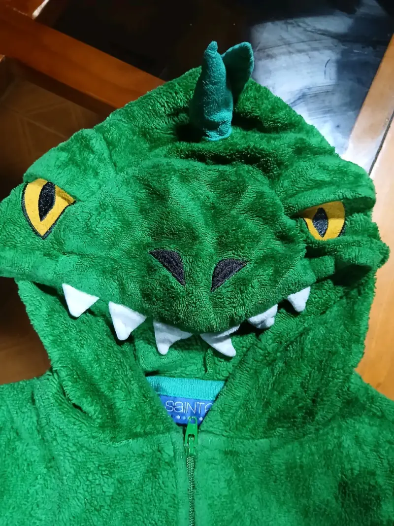 Pijama Entero Infantil Dinosaurio Verde talla 6 - 3