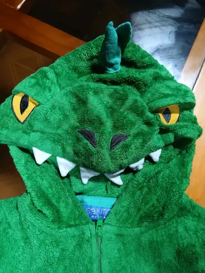 Pijama Entero Infantil Dinosaurio Verde talla 6 - miniatura 3