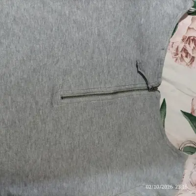 Vestido gris con cierre trasero - miniatura 4