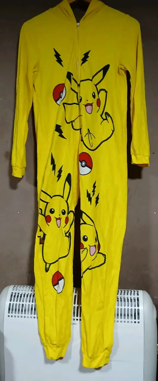 Pijama Entero Pikachu para Niños talla 14-16