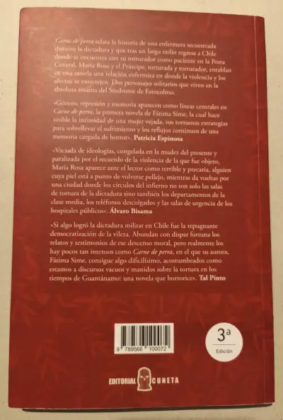 Libro 'Carne de Perra' de Fátima Sime - miniatura 2