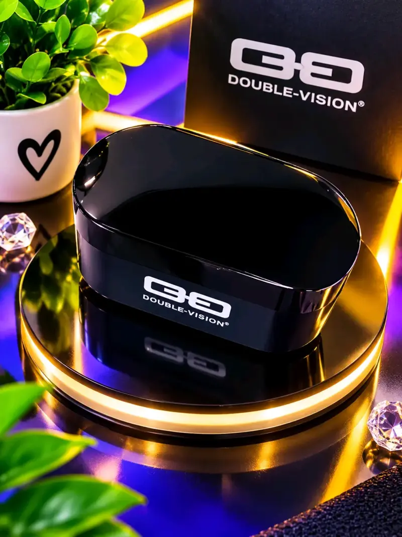 Auriculares Inalámbricos Double-Vision Negros - 2