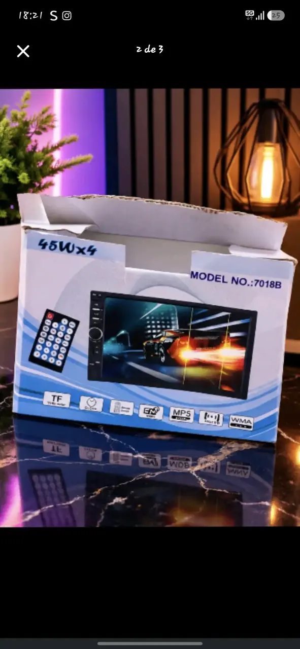 Radio de Auto con Pantalla Táctil y Bluetooth