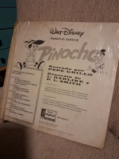 Disco de vinilo El Cuento de Pinocho Walt Disney - miniatura 2
