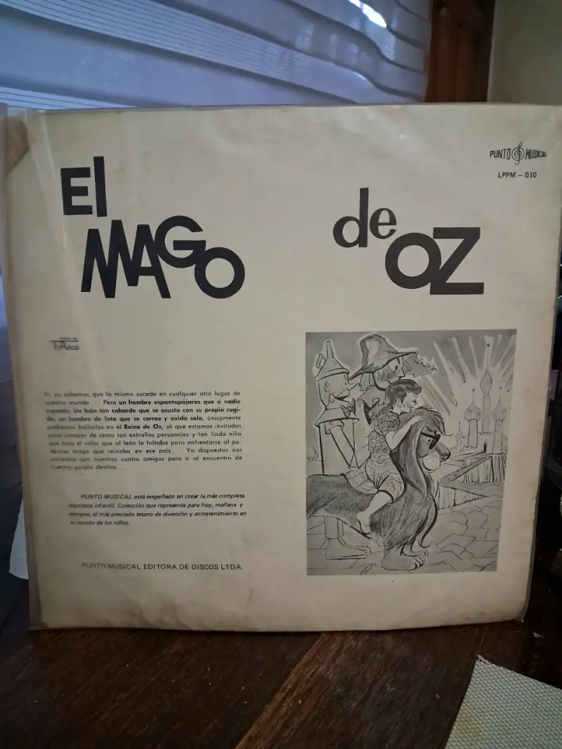 Vinilo El Mago de Oz Punto Música - 2