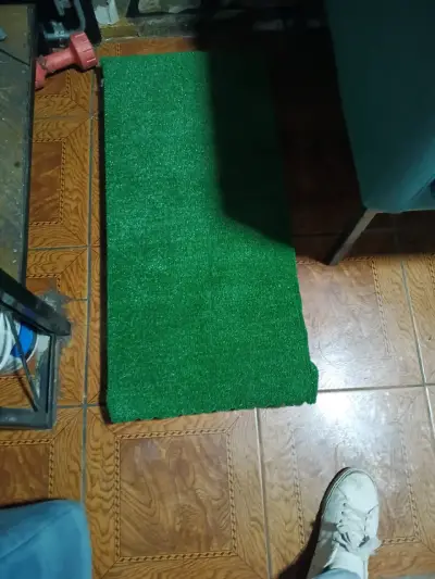 Rampa de entrenamiento para mascotas con césped sintético - miniatura 3
