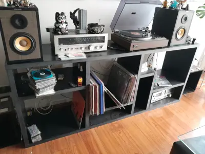 Mueble modular para vinilos y equipo de audio – 18 - miniatura 2