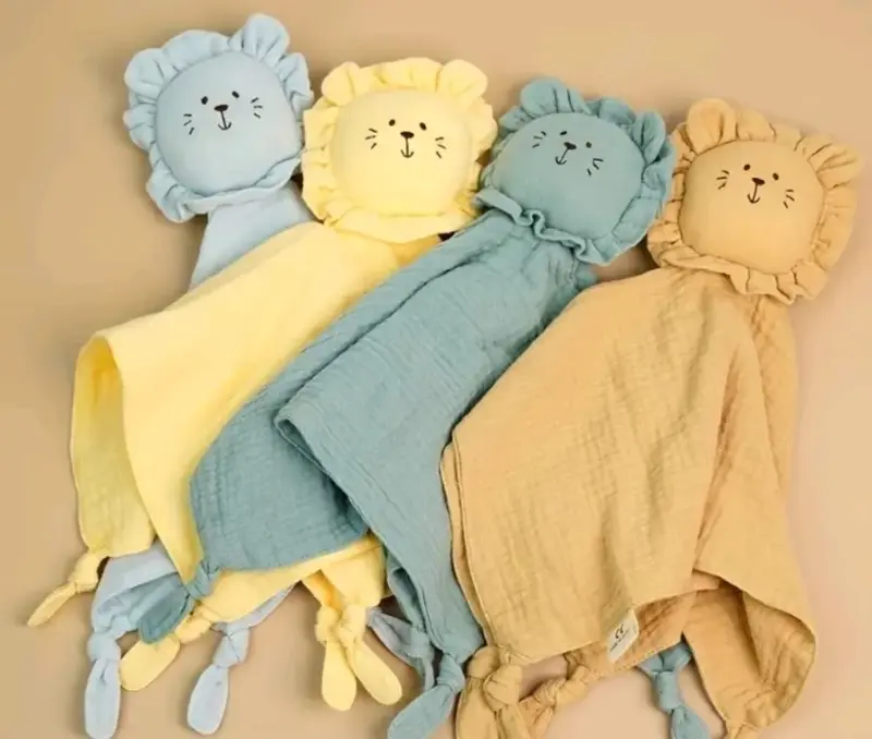 Tutos Mantas de apego para bebé con diseño de león