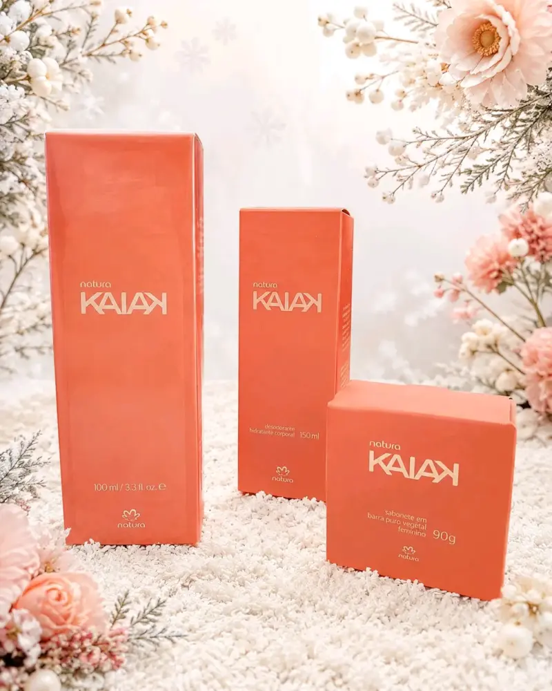 NATURA Set de Perfume,crema Jabón Natura Kaiak