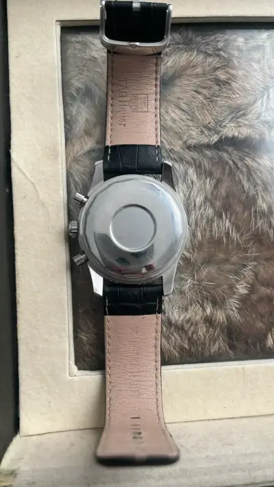 Reloj cronógrafo Corgeut con correa de cuero - miniatura 3