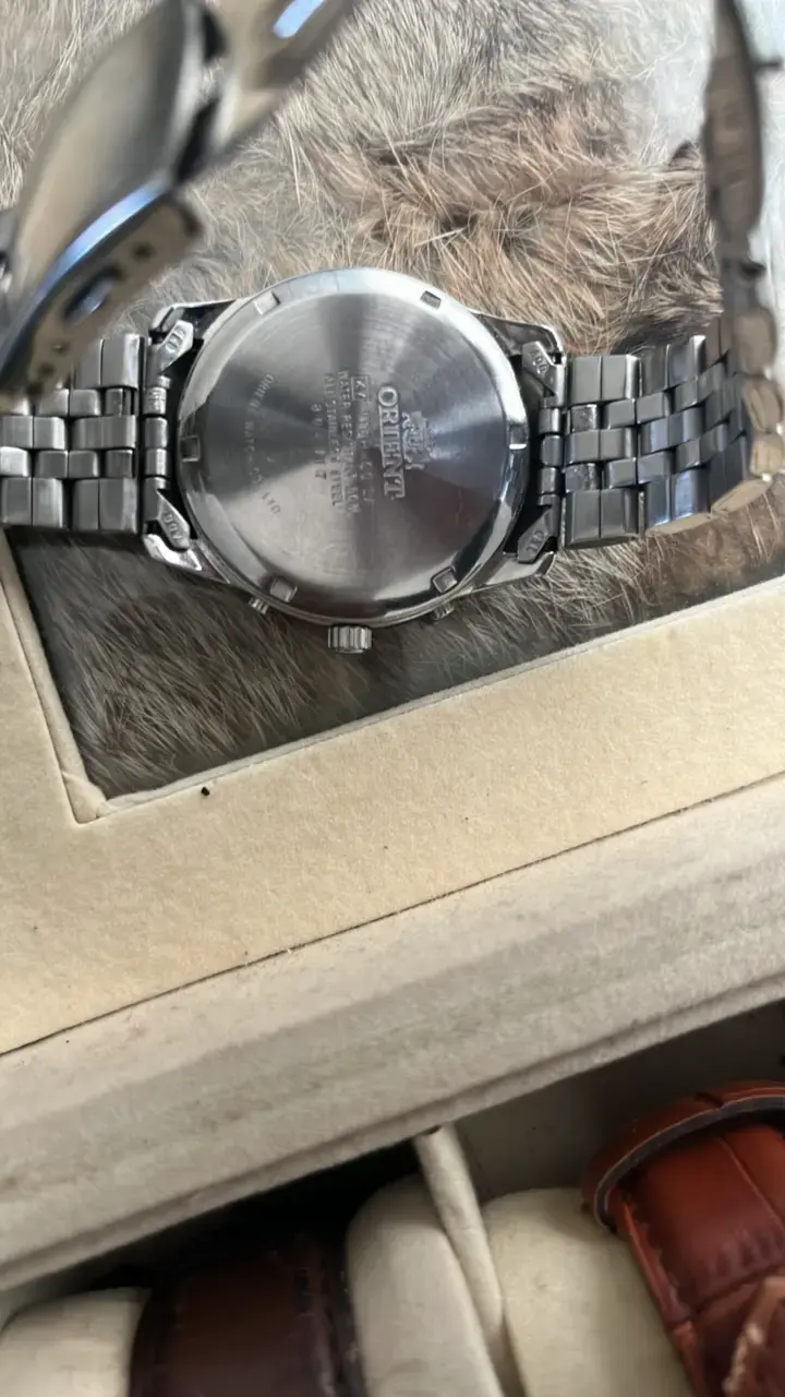 Reloj Orient cronógrafo de acero inoxidable - 2
