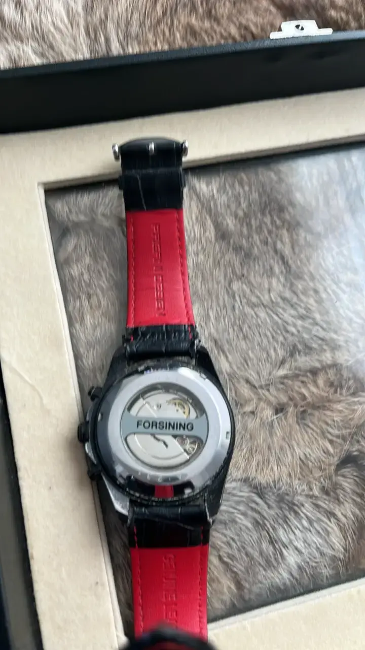 Reloj automático Forsining con correa de cuero - 2