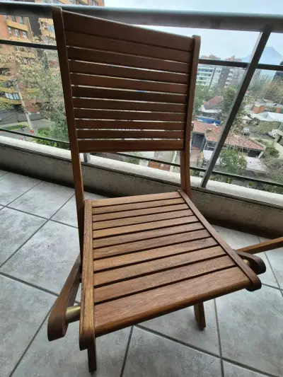 Juego de Terraza Plegables de Madera - miniatura 4